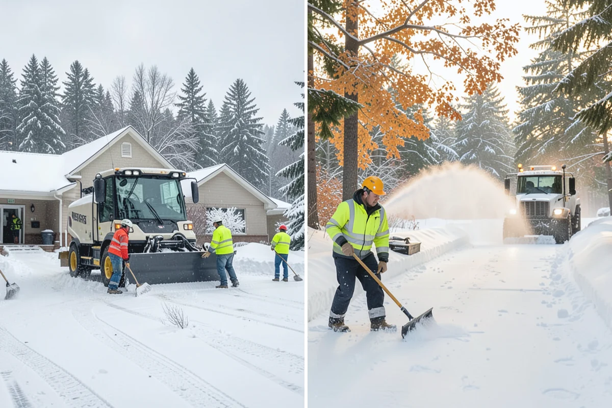 Snow Hauling in Wilkeson, Pierce County, WA - Assess pile locations and total volume