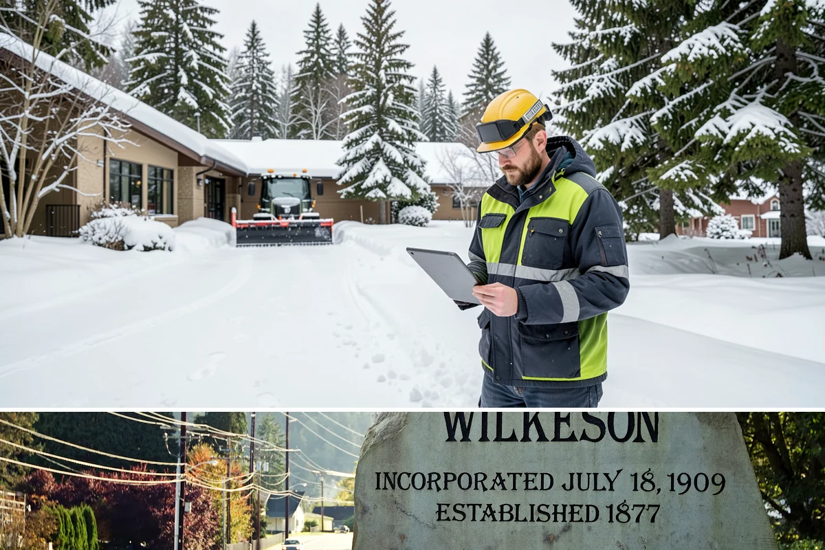 Snow Hauling in Wilkeson, Pierce County, WA - Snow hauling becomes necessary mid-winter after several storms have filled a property's storage areas beyond capacity.
