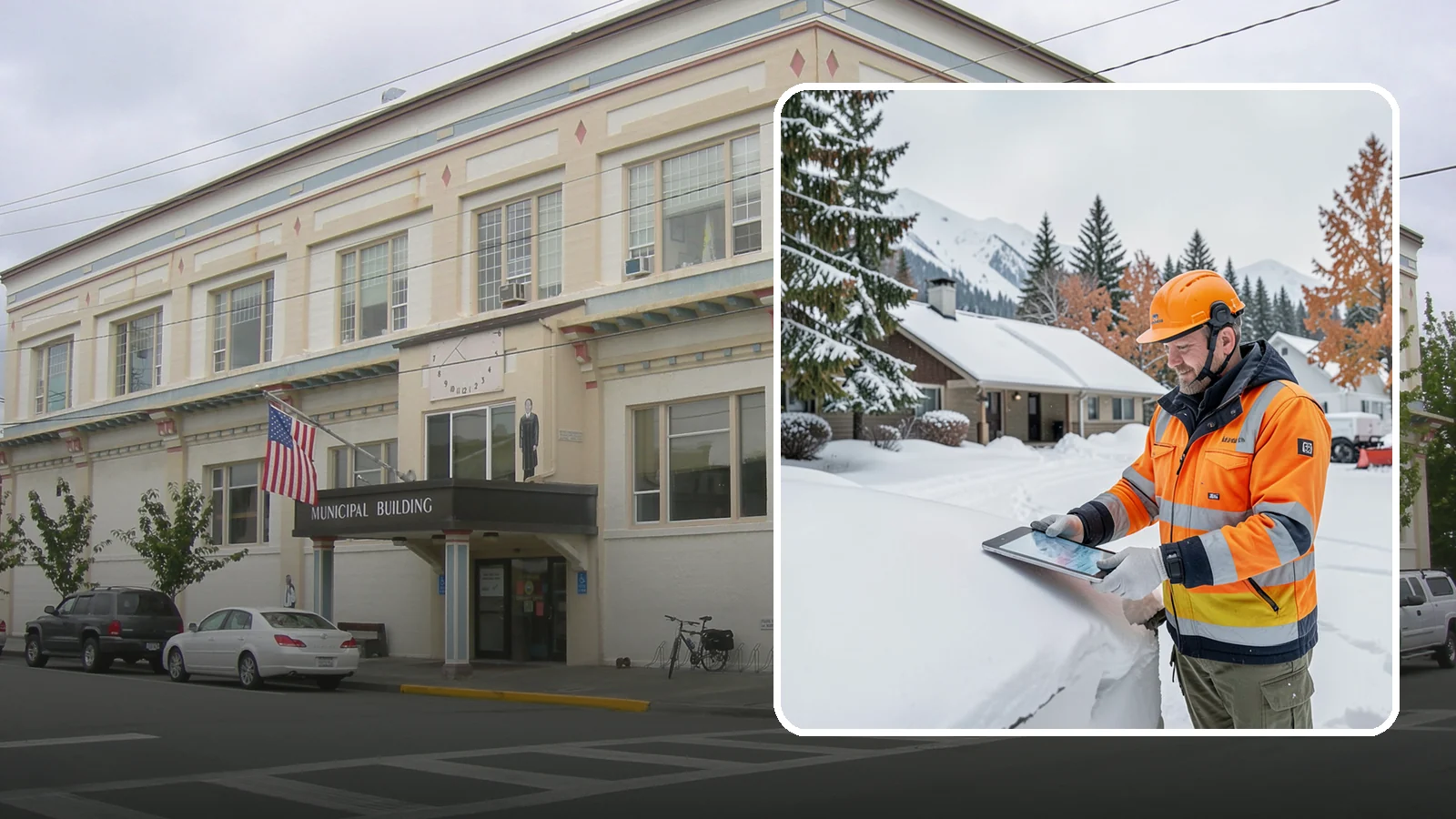 Snow Load Assessment in Anacortes, Skagit County, WA - We evaluate roof snow loads so you know whether accumulation has reached a dangerous weight.