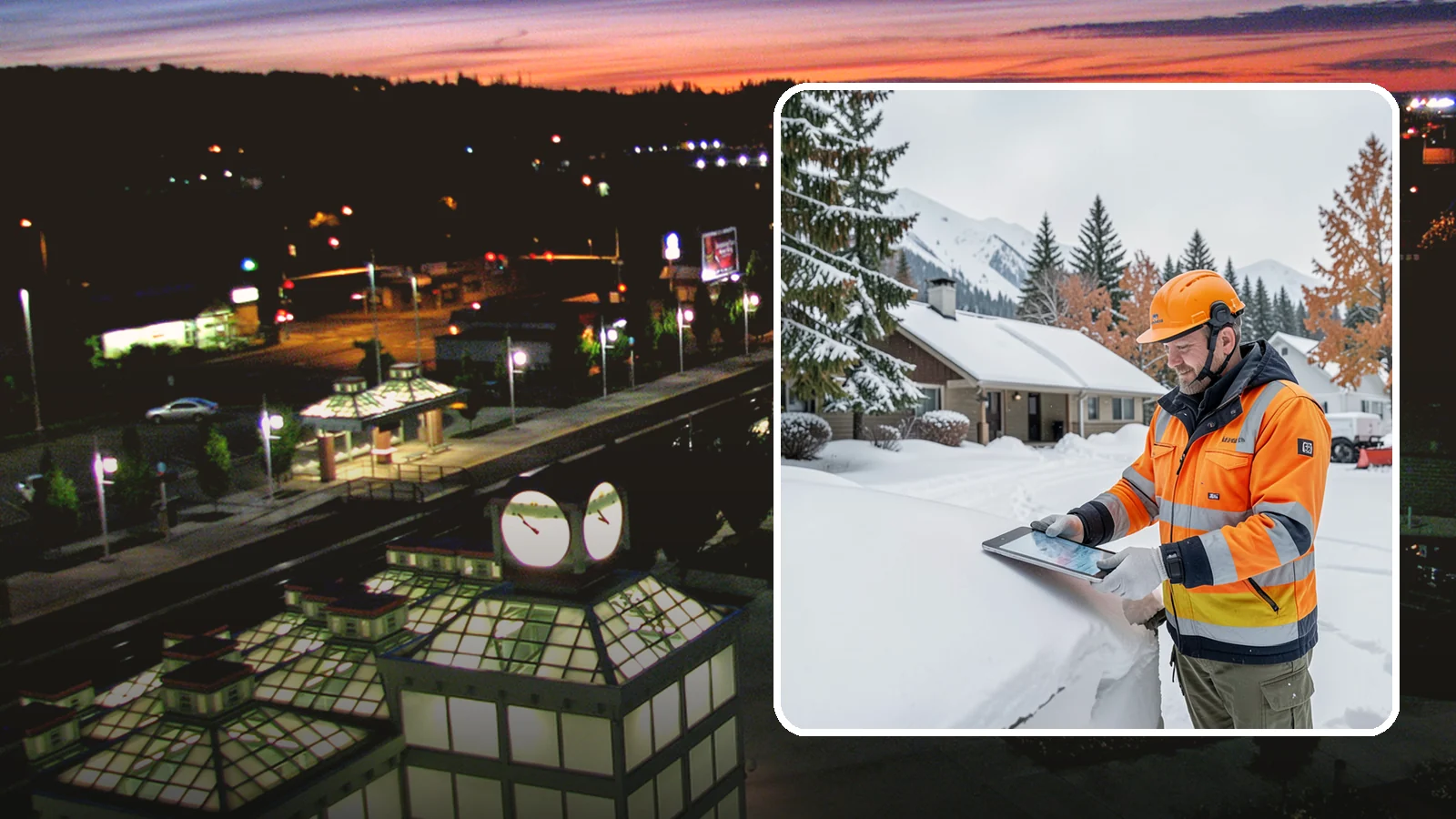 Snow Load Assessment in Auburn, King County, WA - We evaluate roof snow loads so you know whether accumulation has reached a dangerous weight.