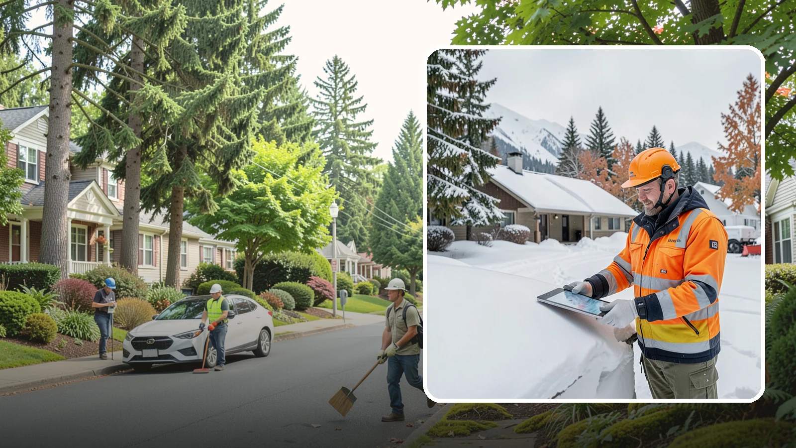 Snow Load Assessment in Beaux Arts Village, King County, WA - We evaluate roof snow loads so you know whether accumulation has reached a dangerous weight.