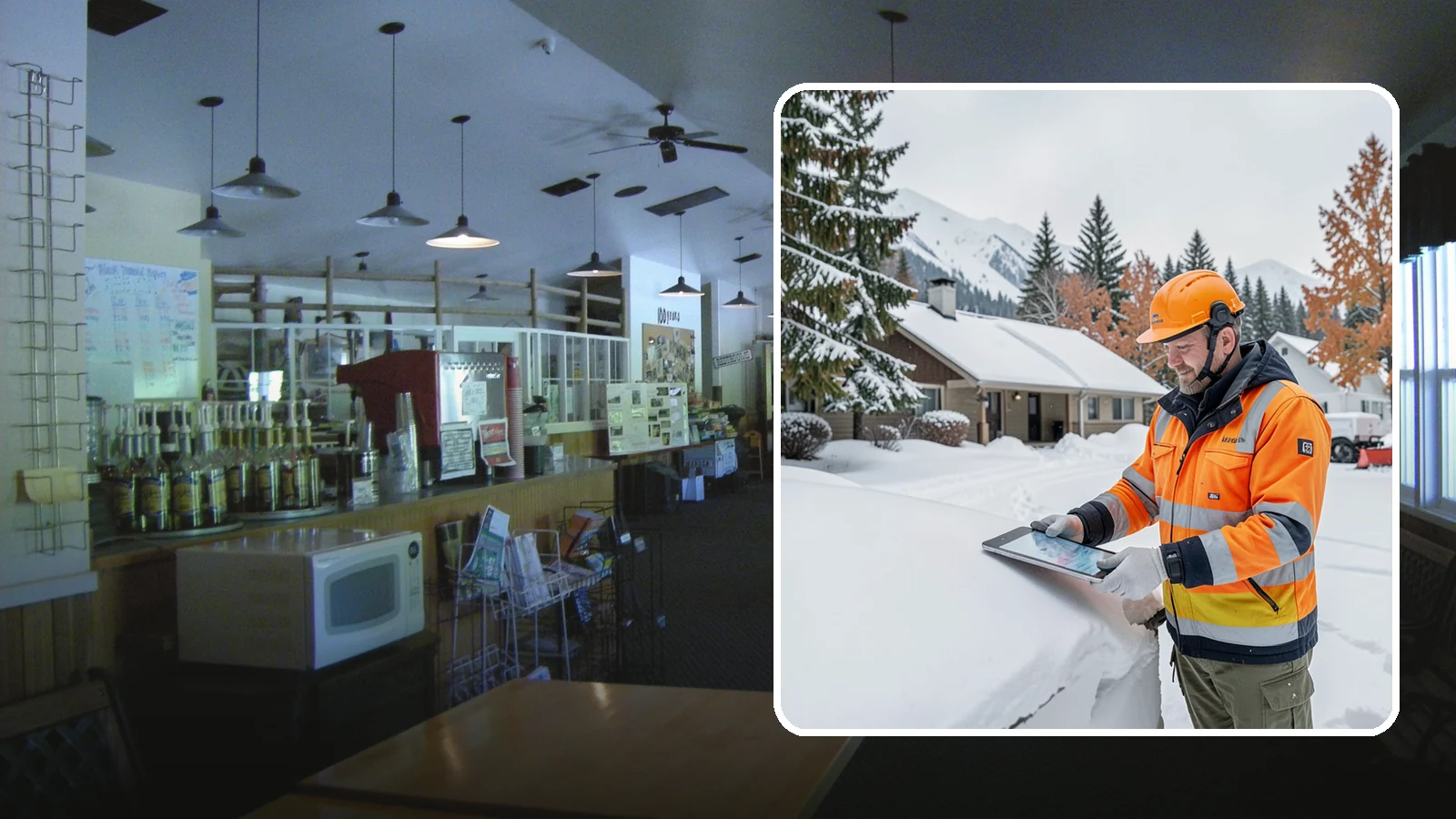 Snow Load Assessment in Black Diamond, King County, WA - We evaluate roof snow loads so you know whether accumulation has reached a dangerous weight.