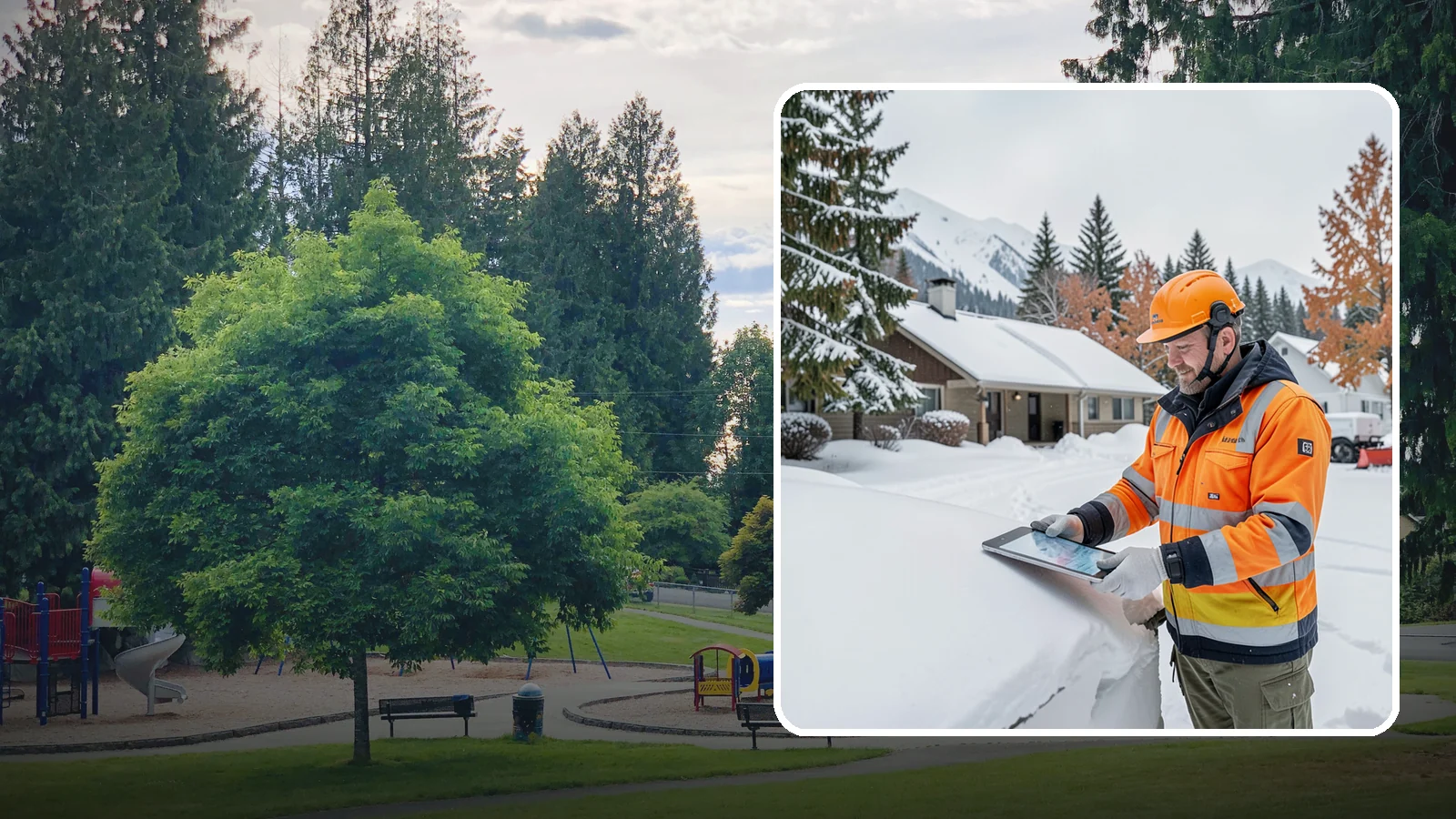 Snow Load Assessment in Bonney Lake, Pierce County, WA - We evaluate roof snow loads so you know whether accumulation has reached a dangerous weight.