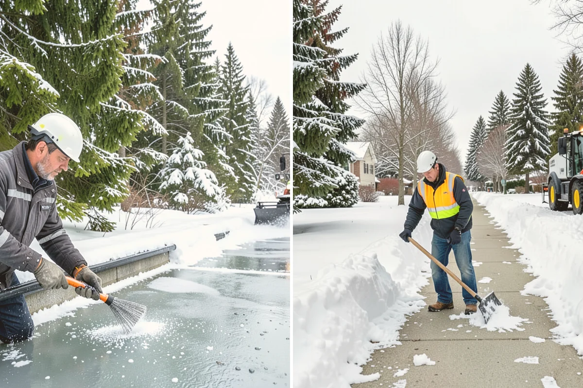 Snow Load Assessment in Brier, Snohomish County, WA - Measure snow depth across representative roof areas