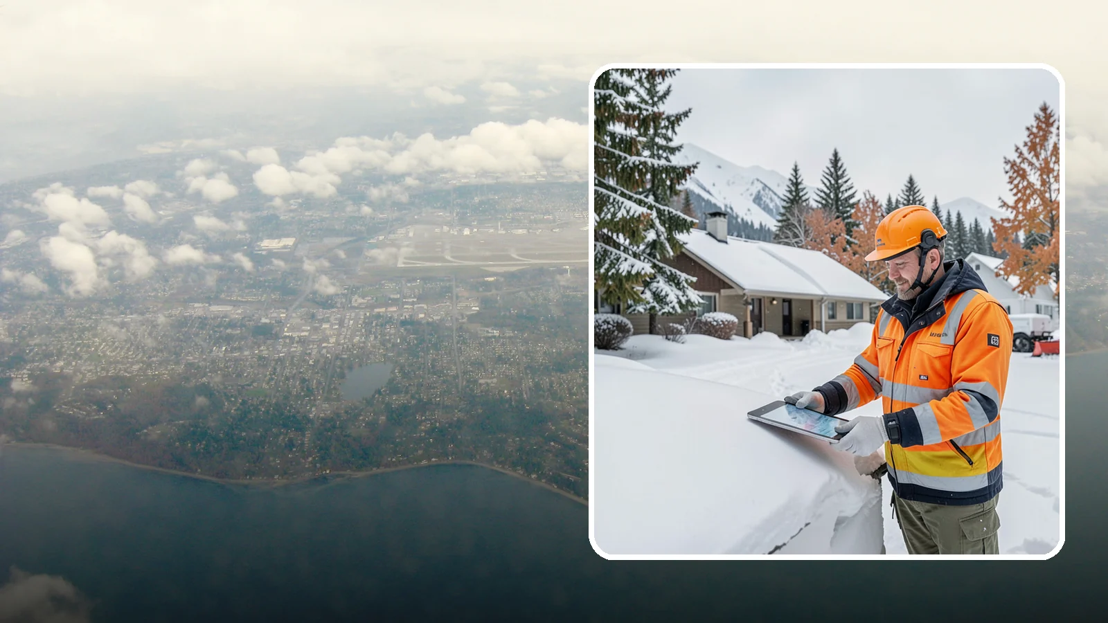 Snow Load Assessment in Burien, King County, WA - We evaluate roof snow loads so you know whether accumulation has reached a dangerous weight.