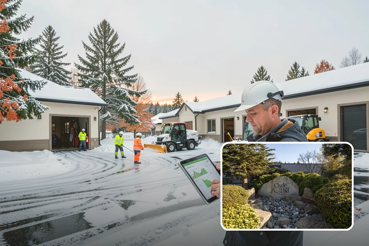 Snow Load Assessment in Clyde Hill, King County, WA - Real weight data instead of guessing from snow depth