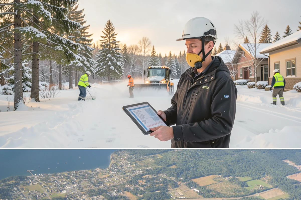 Snow Load Assessment in Coupeville, Island County, WA - Snow load assessment is most valuable during and right after heavy accumulation events from December through February.