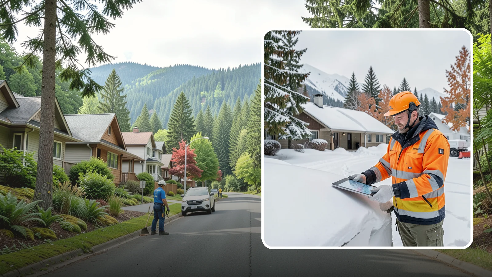 Snow Load Assessment in Darrington, Snohomish County, WA - We evaluate roof snow loads so you know whether accumulation has reached a dangerous weight.