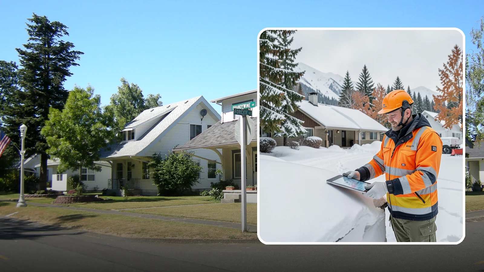Snow Load Assessment in DuPont, Pierce County, WA - We evaluate roof snow loads so you know whether accumulation has reached a dangerous weight.