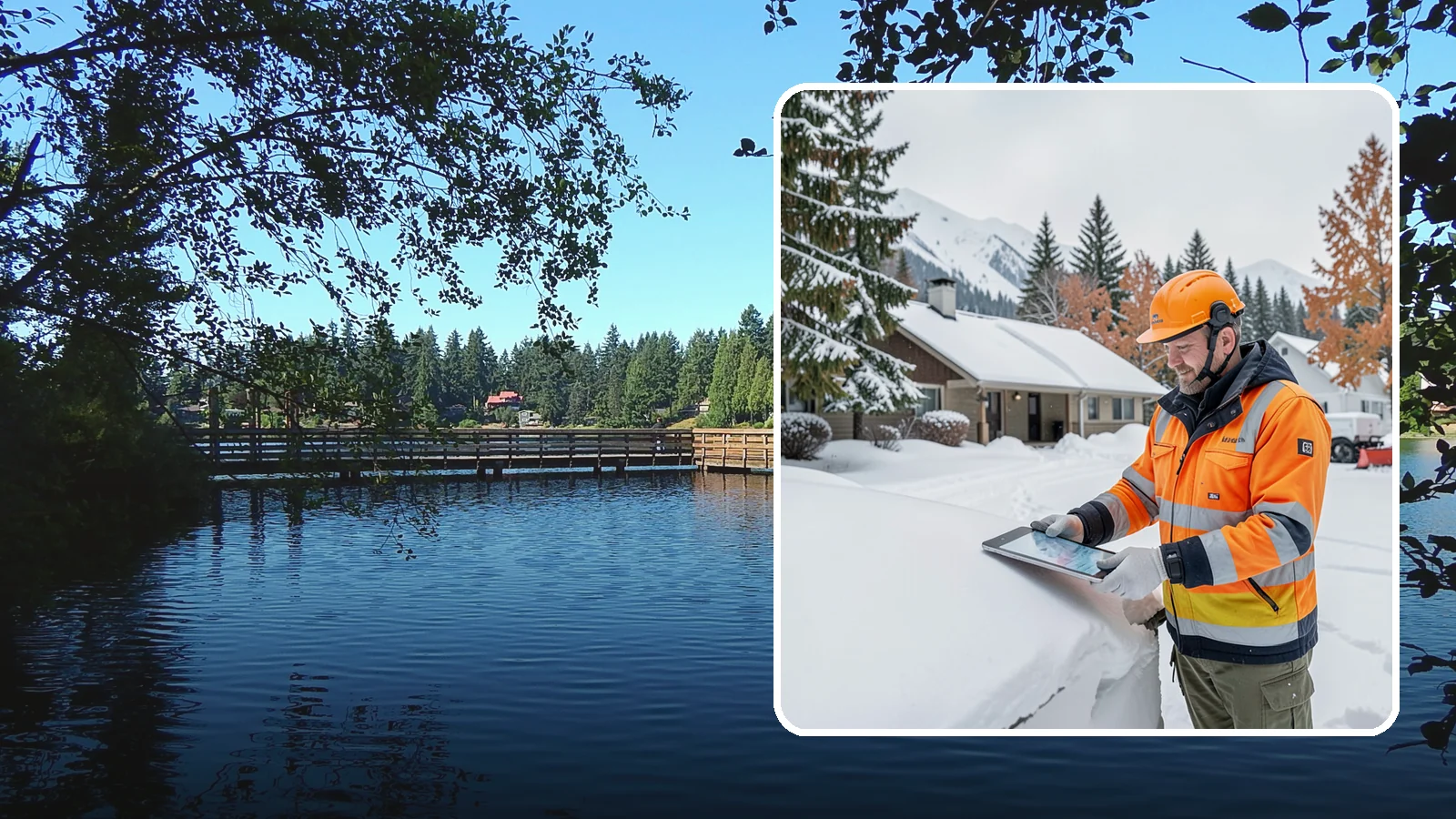 Snow Load Assessment in Federal Way, King County, WA - We evaluate roof snow loads so you know whether accumulation has reached a dangerous weight.