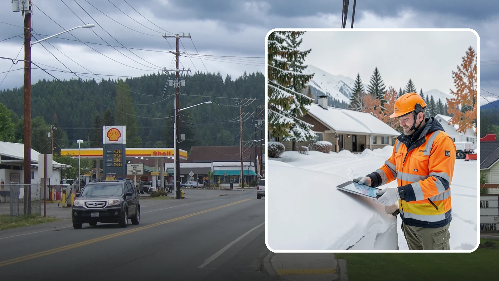Snow Load Assessment in Granite Falls, Snohomish County, WA - We evaluate roof snow loads so you know whether accumulation has reached a dangerous weight.