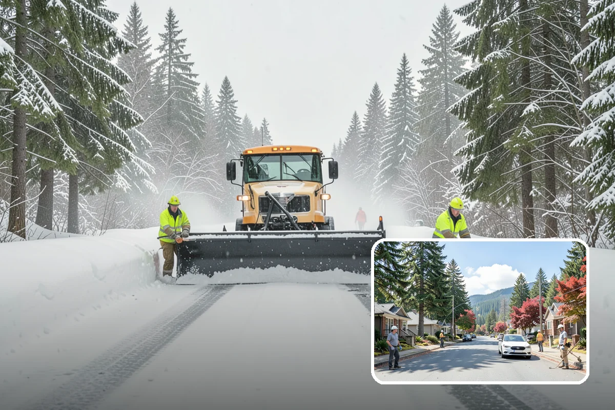 Snow Load Assessment in Hunts Point, King County, WA - Real weight data instead of guessing from snow depth