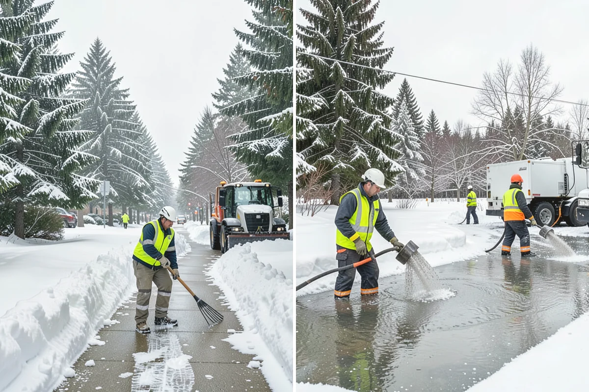 Snow Load Assessment in Issaquah, King County, WA - Measure snow depth across representative roof areas