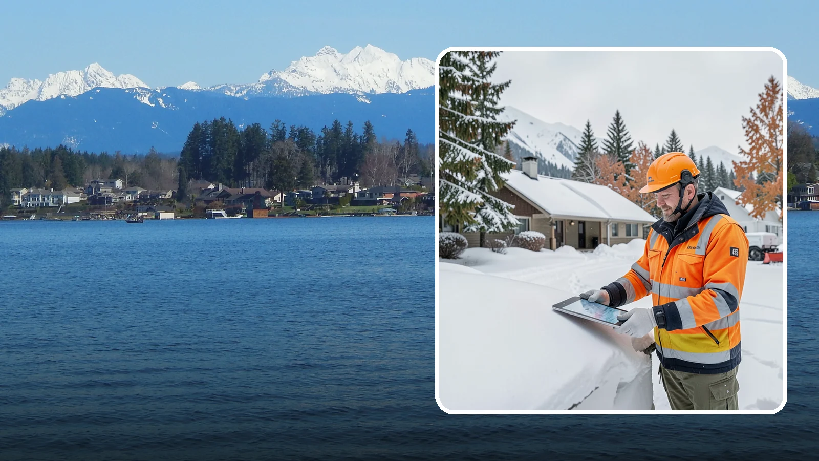 Snow Load Assessment in Lake Stevens, Snohomish County, WA - We evaluate roof snow loads so you know whether accumulation has reached a dangerous weight.