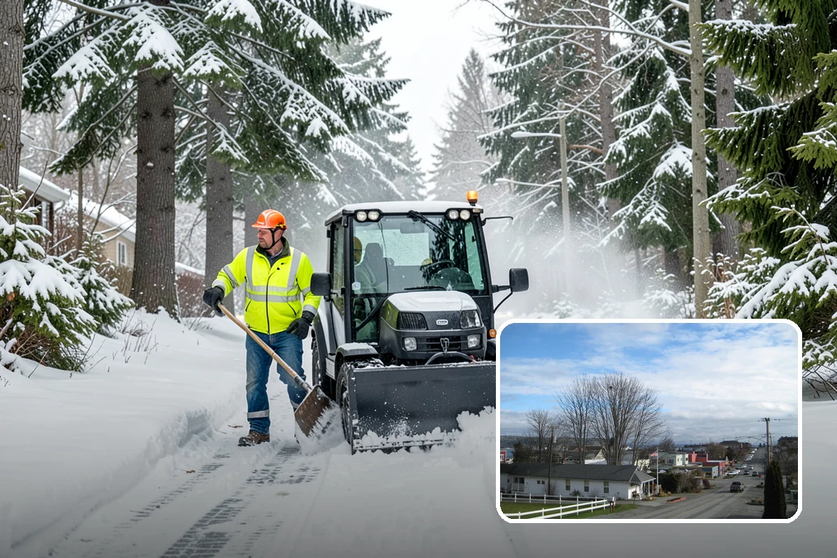 Snow Load Assessment in Langley, Island County, WA - Real weight data instead of guessing from snow depth