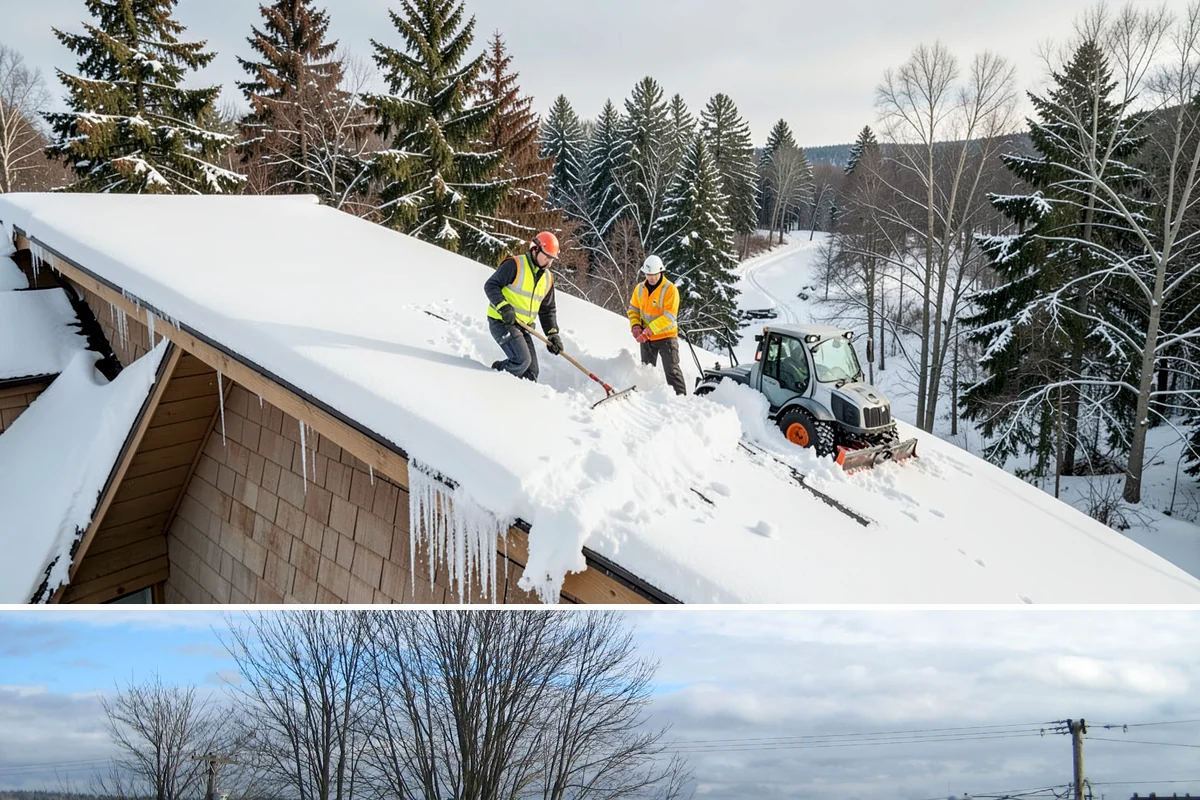 Snow Load Assessment in Langley, Island County, WA - Snow load assessment is most valuable during and right after heavy accumulation events from December through February.
