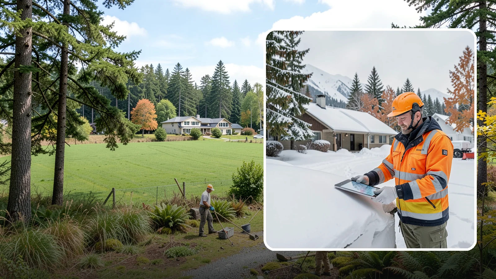 Snow Load Assessment in Lyman, Skagit County, WA - We evaluate roof snow loads so you know whether accumulation has reached a dangerous weight.