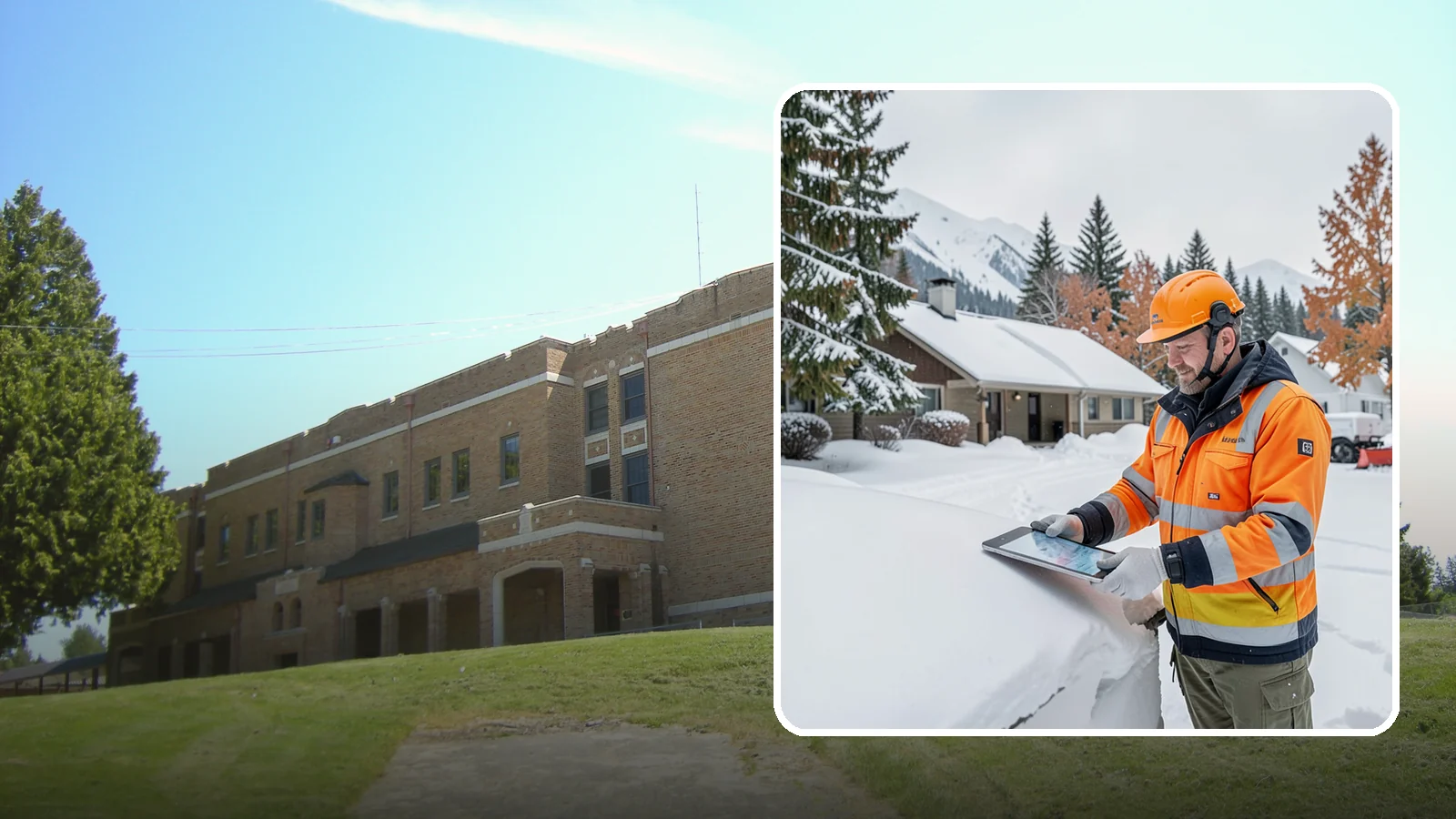 Snow Load Assessment in Maple Valley, King County, WA - We evaluate roof snow loads so you know whether accumulation has reached a dangerous weight.