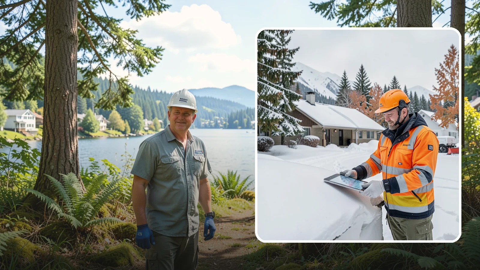 Snow Load Assessment in Milton, King County, WA - We evaluate roof snow loads so you know whether accumulation has reached a dangerous weight.