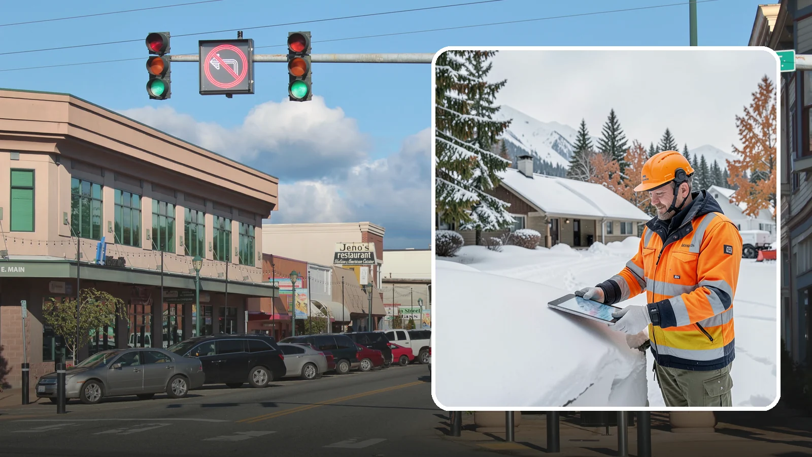 Snow Load Assessment in Monroe, Snohomish County, WA - We evaluate roof snow loads so you know whether accumulation has reached a dangerous weight.
