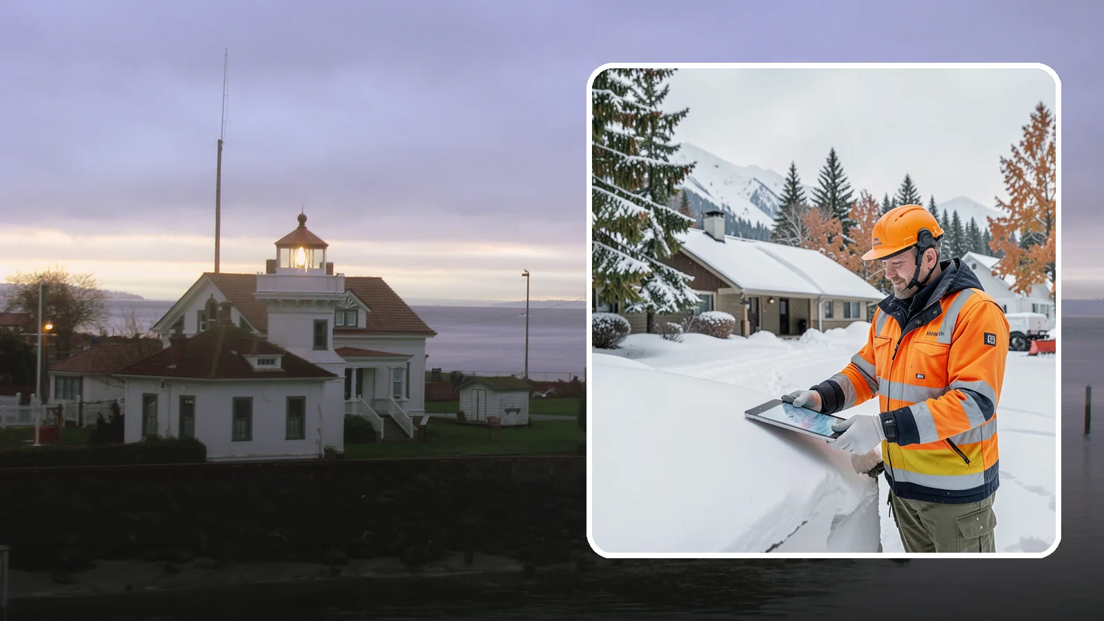 Snow Load Assessment in Mukilteo, Snohomish County, WA - We evaluate roof snow loads so you know whether accumulation has reached a dangerous weight.