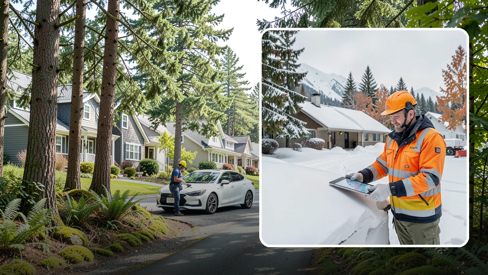 Snow Load Assessment in Normandy Park, King County, WA - We evaluate roof snow loads so you know whether accumulation has reached a dangerous weight.