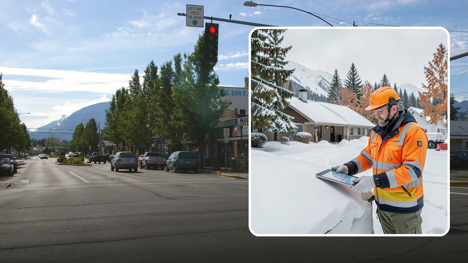 Snow Load Assessment in North Bend, King County, WA - We evaluate roof snow loads so you know whether accumulation has reached a dangerous weight.