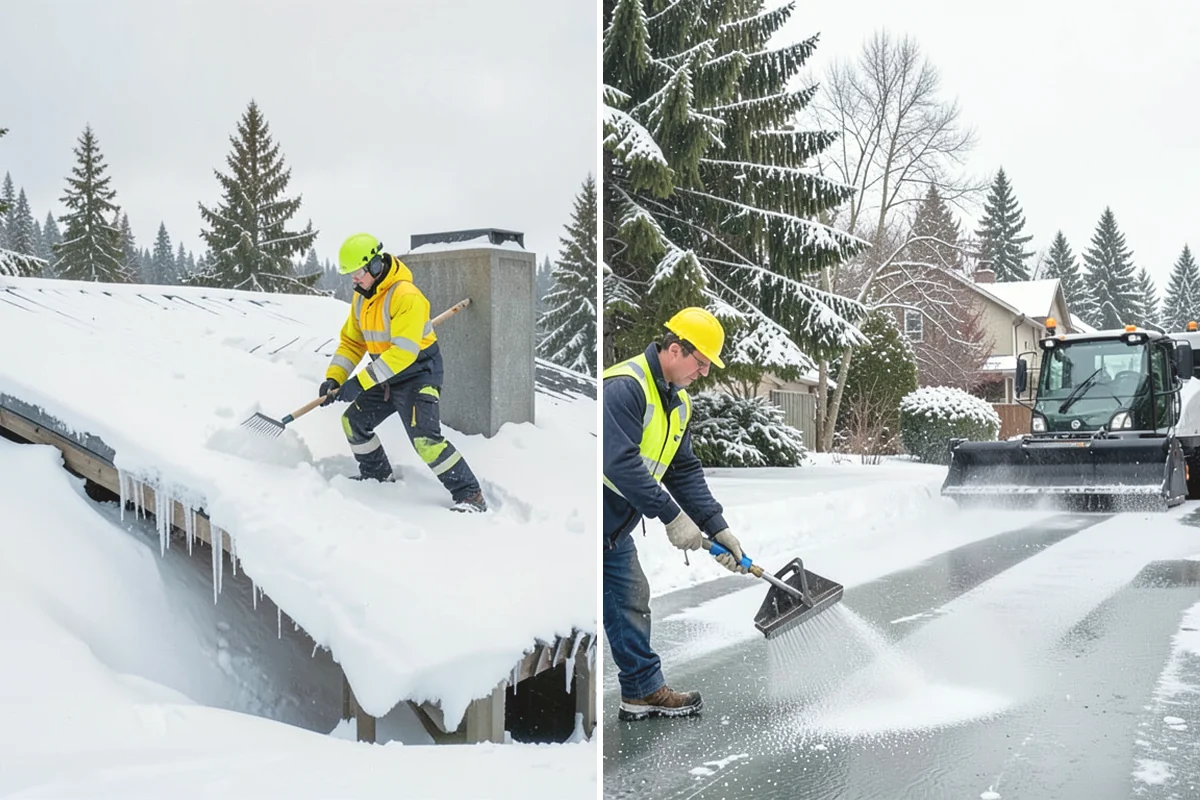 Snow Load Assessment in Oak Harbor, Island County, WA - Measure snow depth across representative roof areas