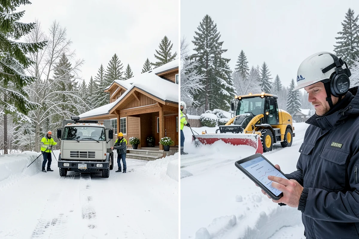Snow Load Assessment in Pacific, King County, WA - Measure snow depth across representative roof areas
