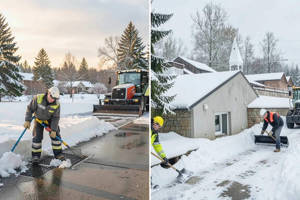 Snow Load Assessment in Redmond, King County, WA - Measure snow depth across representative roof areas