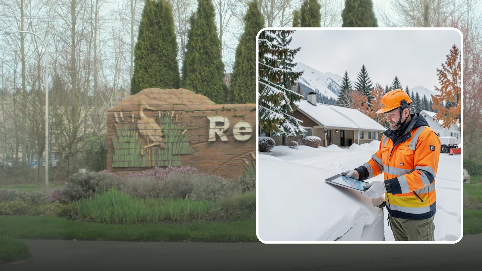 Snow Load Assessment in Renton, King County, WA - We evaluate roof snow loads so you know whether accumulation has reached a dangerous weight.