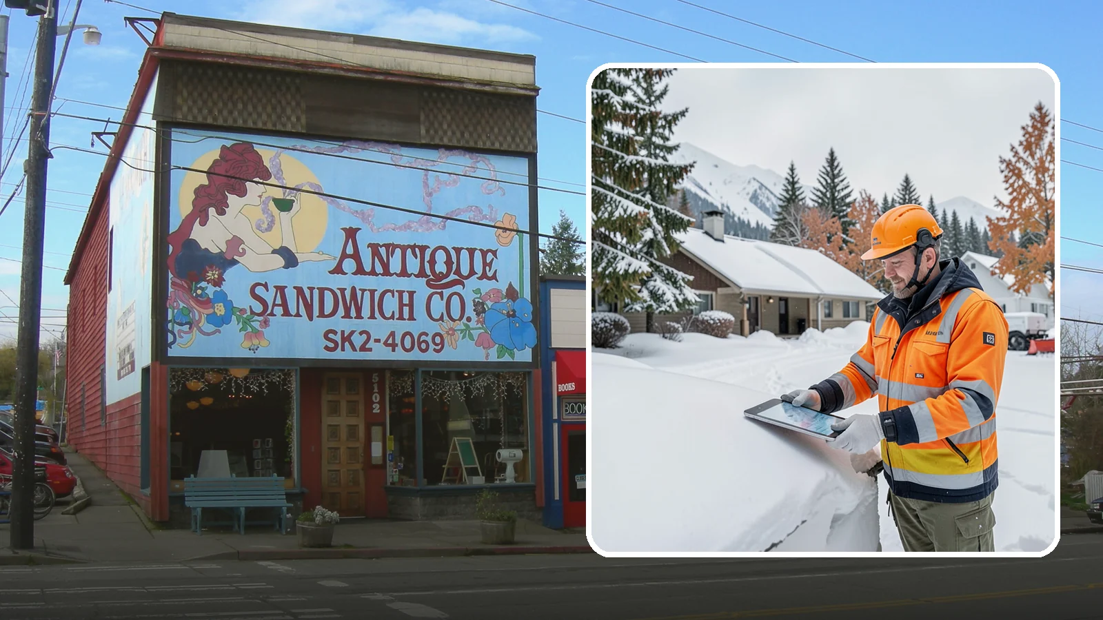 Snow Load Assessment in Ruston, Pierce County, WA - We evaluate roof snow loads so you know whether accumulation has reached a dangerous weight.