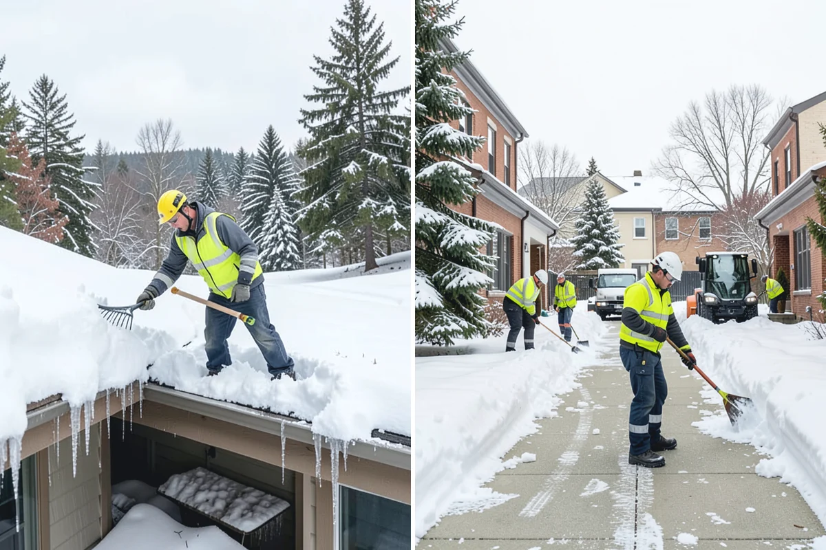 Snow Load Assessment in South Prairie, Pierce County, WA - Measure snow depth across representative roof areas