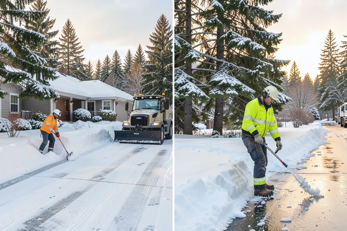 Snow Load Assessment in Sumner, Pierce County, WA - Measure snow depth across representative roof areas