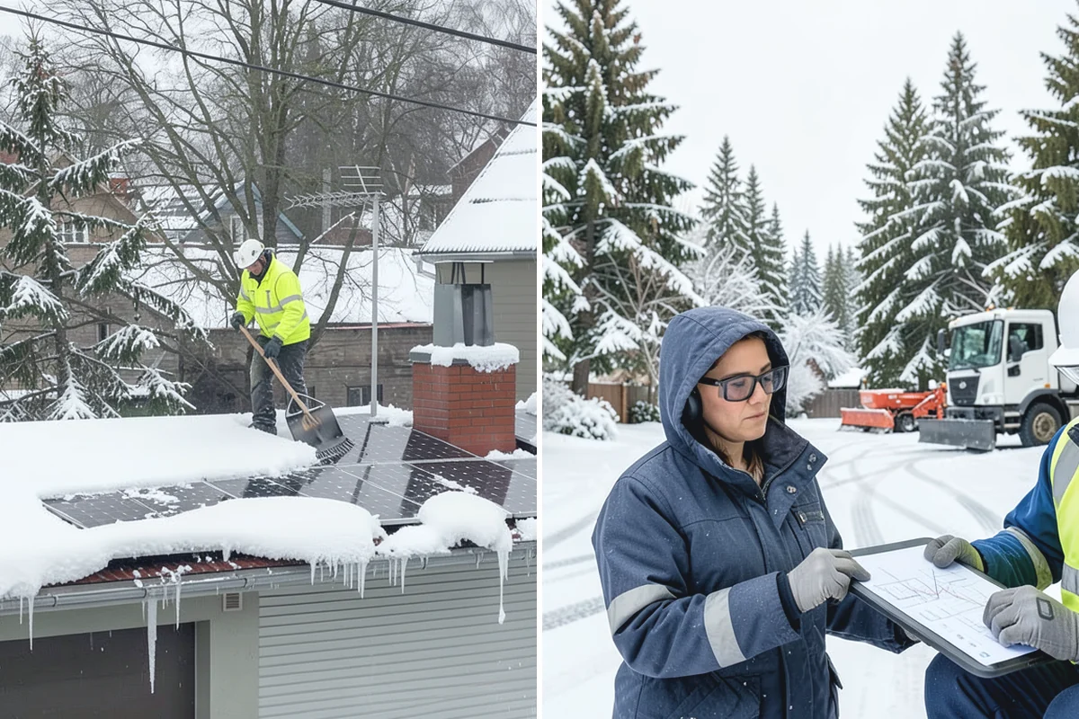 Snow Load Assessment in Wilkeson, Pierce County, WA - Measure snow depth across representative roof areas