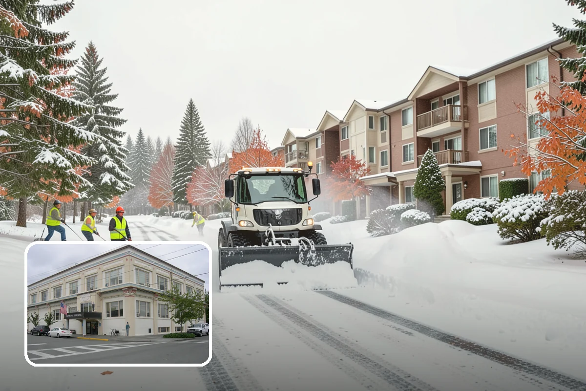Snow Marker Installation in Anacortes, Skagit County, WA - Prevents blade damage to curbs, sprinkler heads, and landscaping