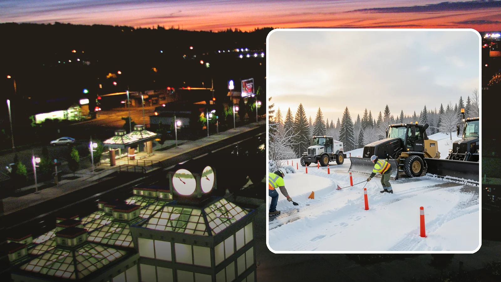 Snow Marker Installation in Auburn, King County, WA - We plant snow markers along your driveway edges, islands, and hidden features so plows work fast and damage nothing when snow...