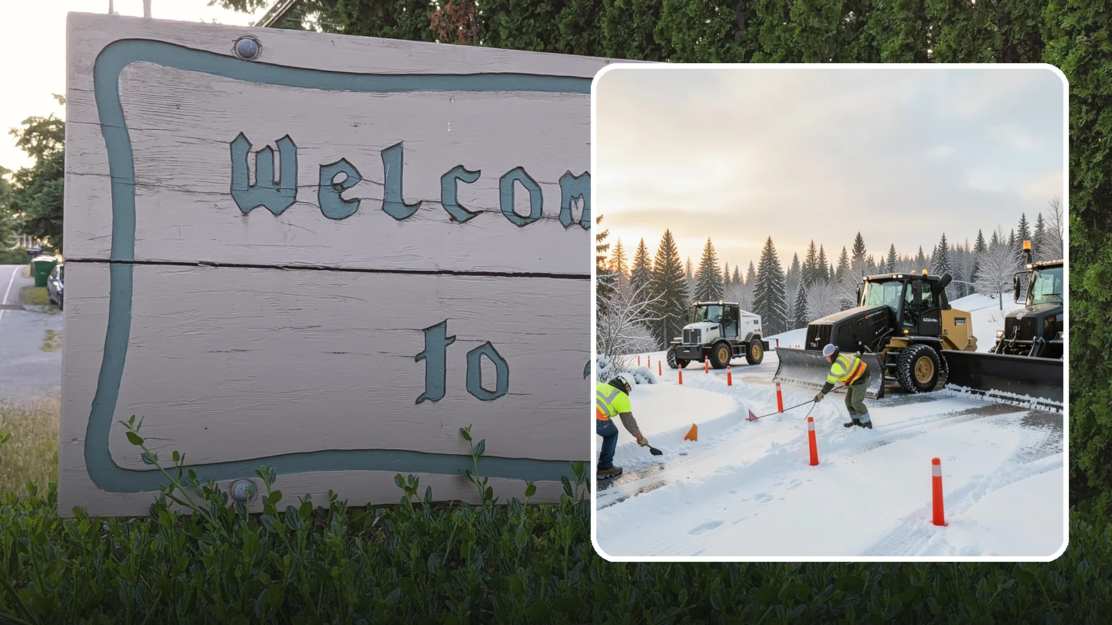 Snow Marker Installation in Brier, Snohomish County, WA - We plant snow markers along your driveway edges, islands, and hidden features so plows work fast and damage nothing when snow...