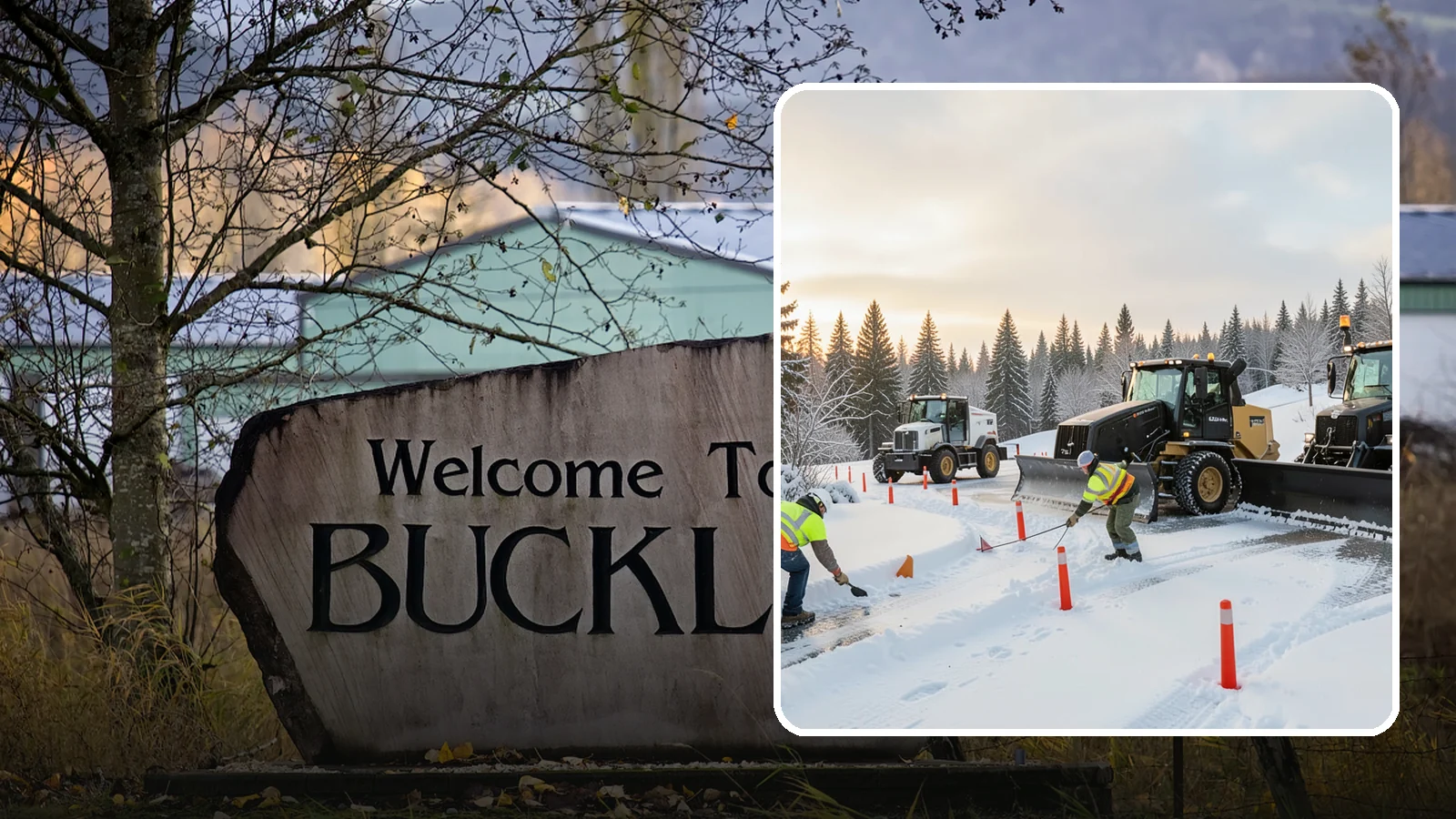 Snow Marker Installation in Buckley, Pierce County, WA - We plant snow markers along your driveway edges, islands, and hidden features so plows work fast and damage nothing when snow...