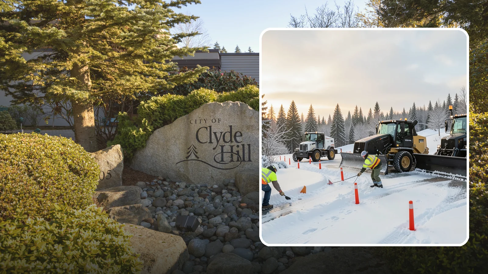 Snow Marker Installation in Clyde Hill, King County, WA - We plant snow markers along your driveway edges, islands, and hidden features so plows work fast and damage nothing when snow...