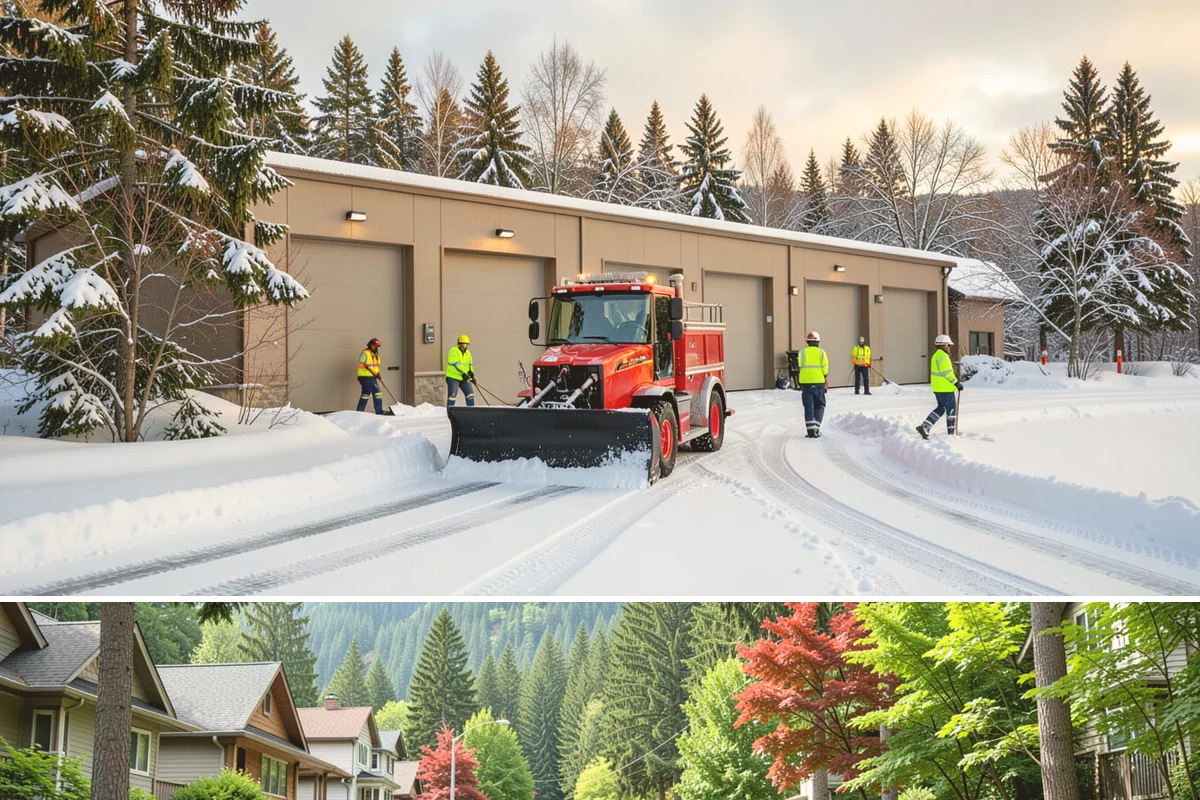 Snow Marker Installation in Darrington, Snohomish County, WA - Markers go in during the dry weeks of autumn and come out in March once lowland freeze risk has clearly ended.