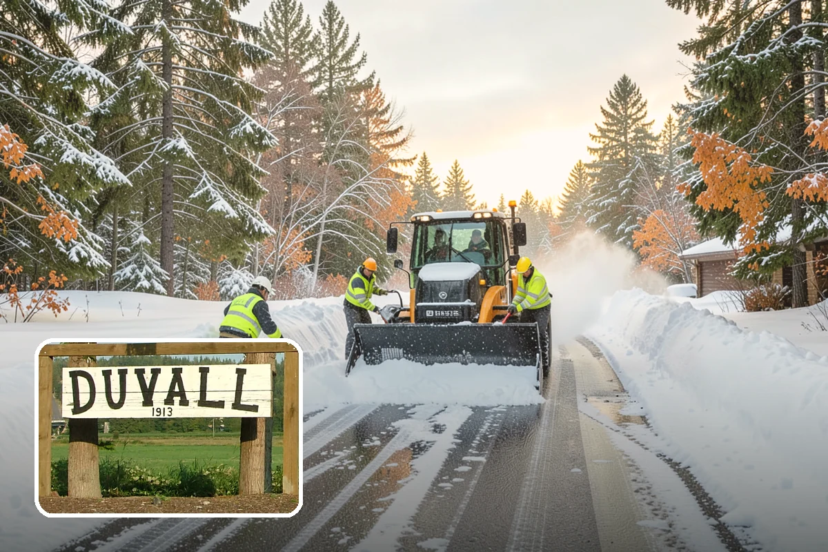 Snow Marker Installation in Duvall, King County, WA - Prevents blade damage to curbs, sprinkler heads, and landscaping