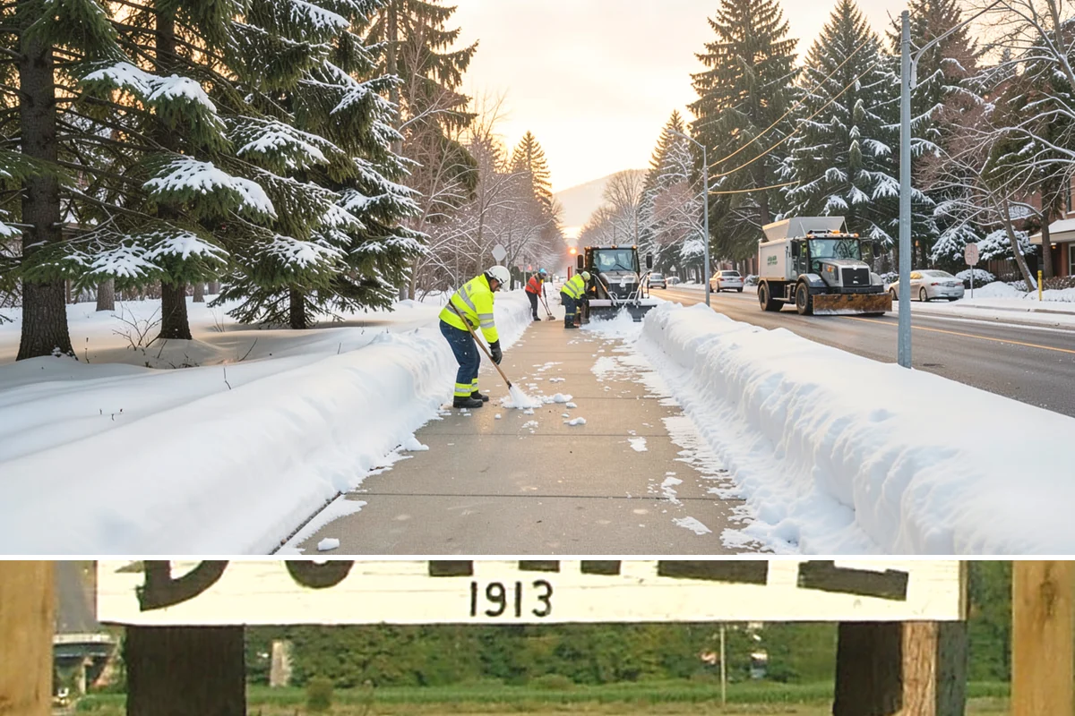 Snow Marker Installation in Duvall, King County, WA - Markers go in during the dry weeks of autumn and come out in March once lowland freeze risk has clearly ended.