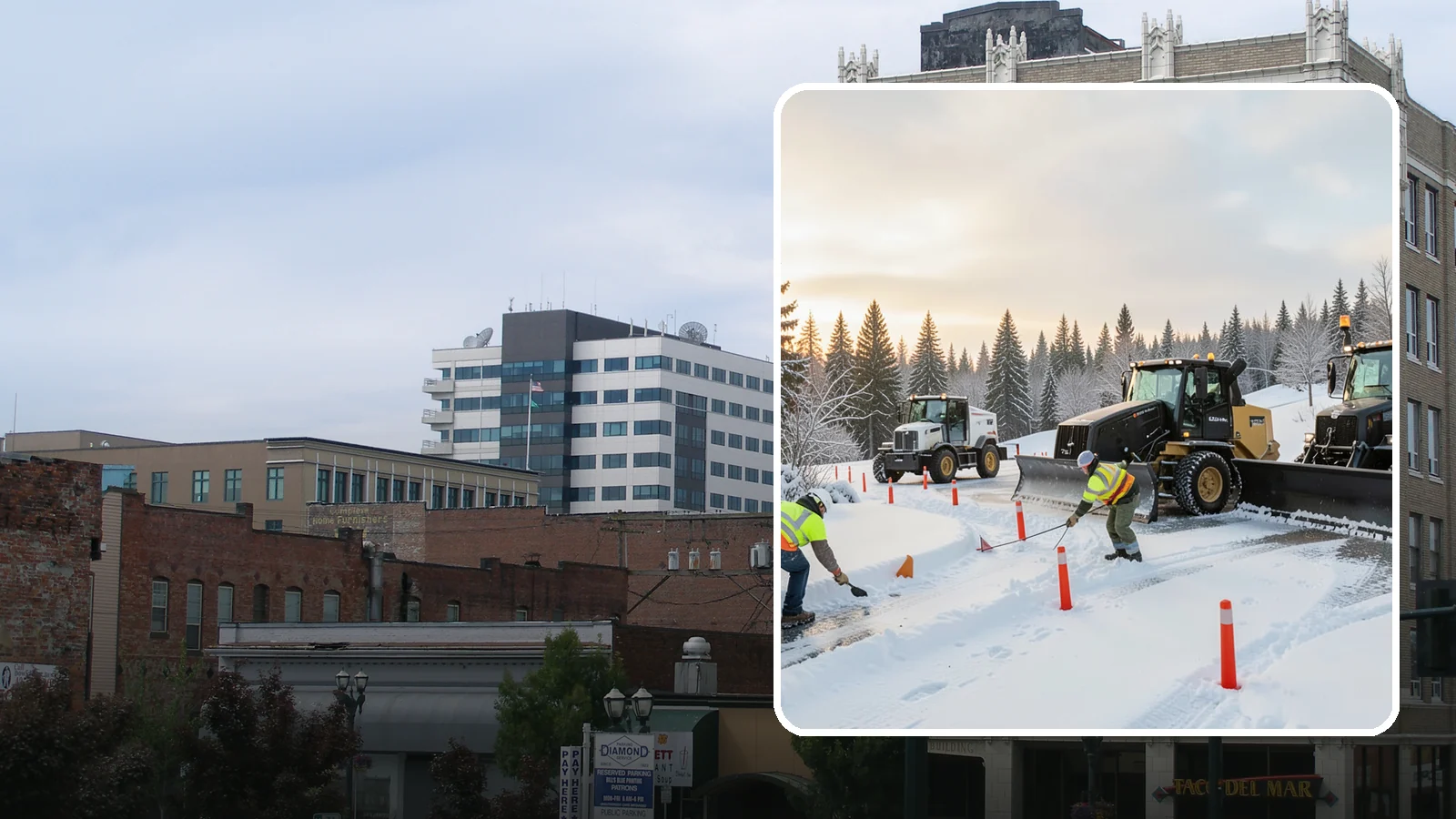 Snow Marker Installation in Everett, Snohomish County, WA - We plant snow markers along your driveway edges, islands, and hidden features so plows work fast and damage nothing when snow...