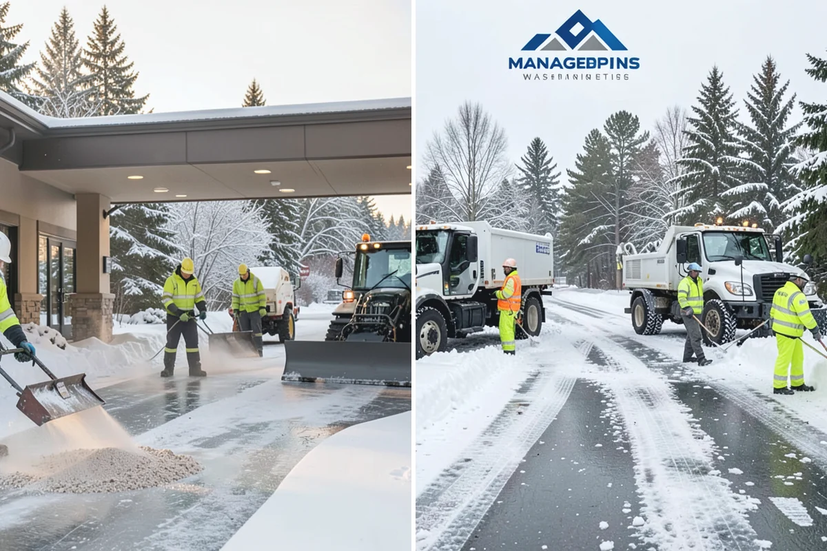 Snow Marker Installation in Granite Falls, Snohomish County, WA - We identify pavement edges and vulnerable features with you on-site