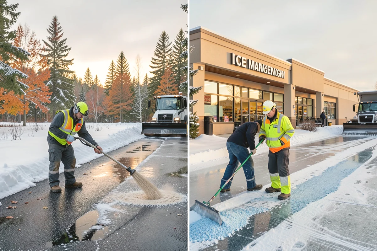Snow Marker Installation in Issaquah, King County, WA - We identify pavement edges and vulnerable features with you on-site