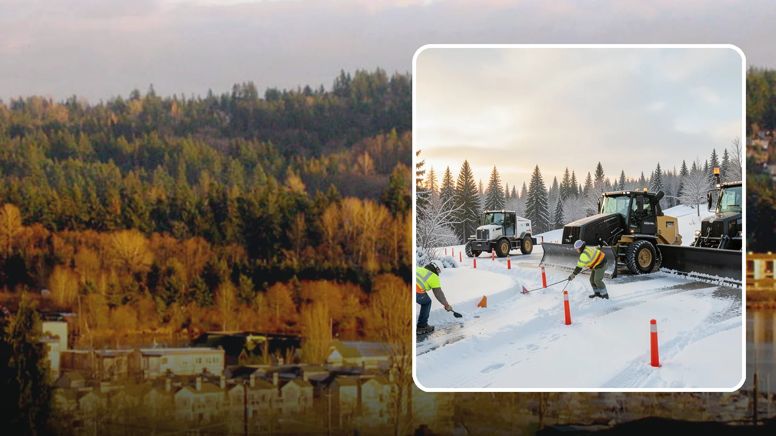 Snow Marker Installation in Kenmore, King County, WA - We plant snow markers along your driveway edges, islands, and hidden features so plows work fast and damage nothing when snow...