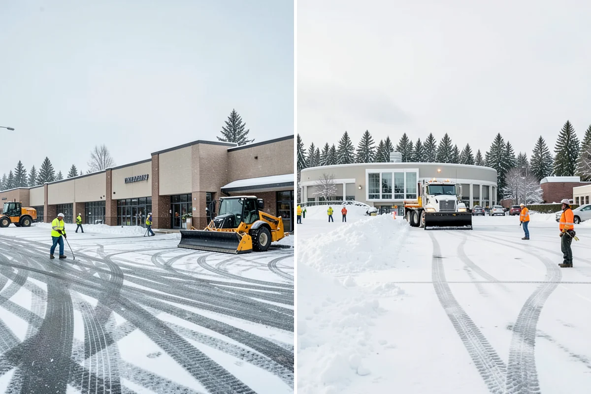 Snow Marker Installation in Lyman, Skagit County, WA - We identify pavement edges and vulnerable features with you on-site