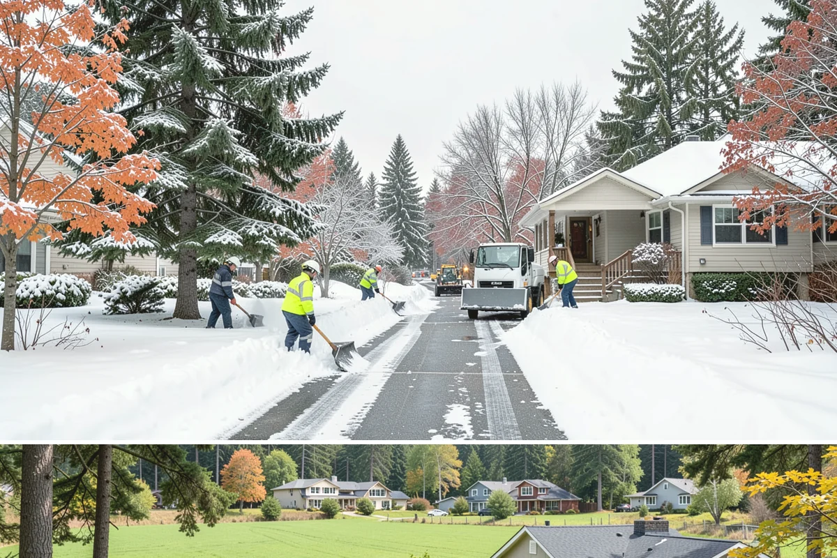 Snow Marker Installation in Lyman, Skagit County, WA - Markers go in during the dry weeks of autumn and come out in March once lowland freeze risk has clearly ended.