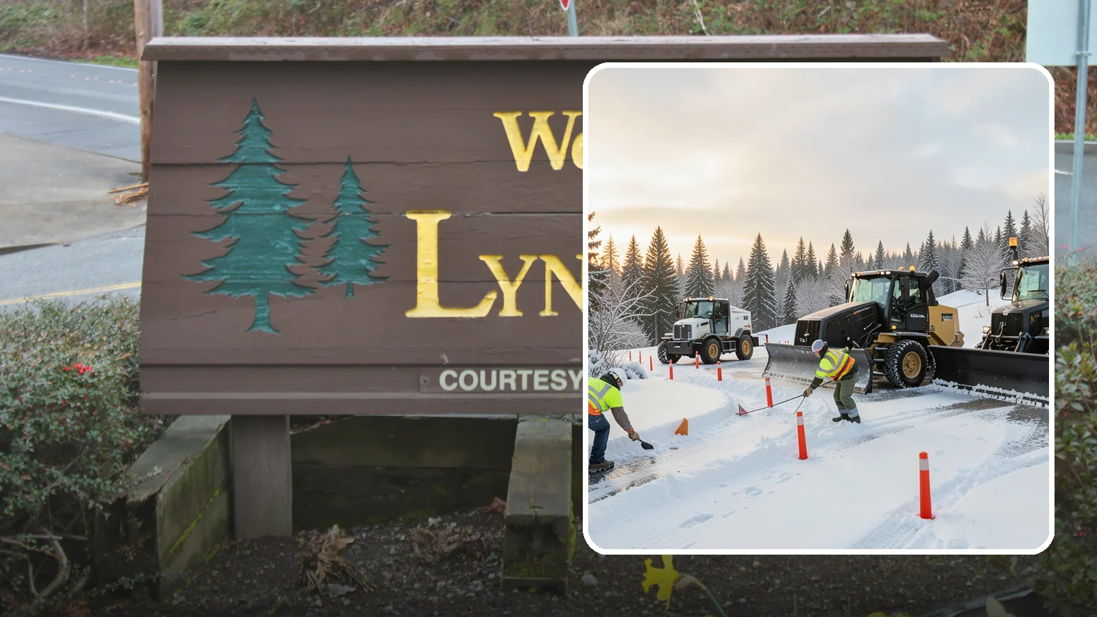 Snow Marker Installation in Lynnwood, Snohomish County, WA - We plant snow markers along your driveway edges, islands, and hidden features so plows work fast and damage nothing when snow...